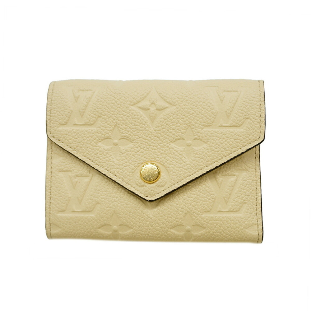 Louis Vuitton Tri-fold Wallet Monogram Empreinte Portefeuille Victorine M8234...
